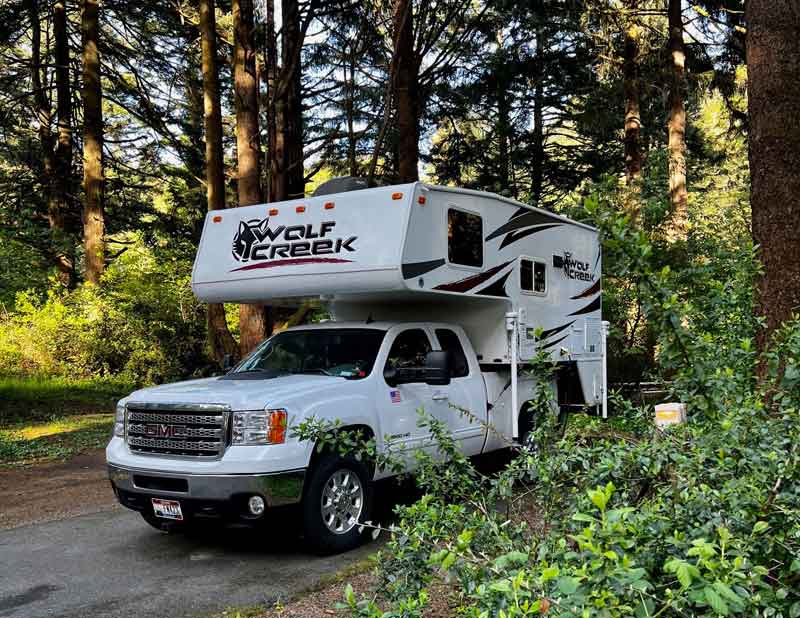 Harris Beach State Park Campsite 1