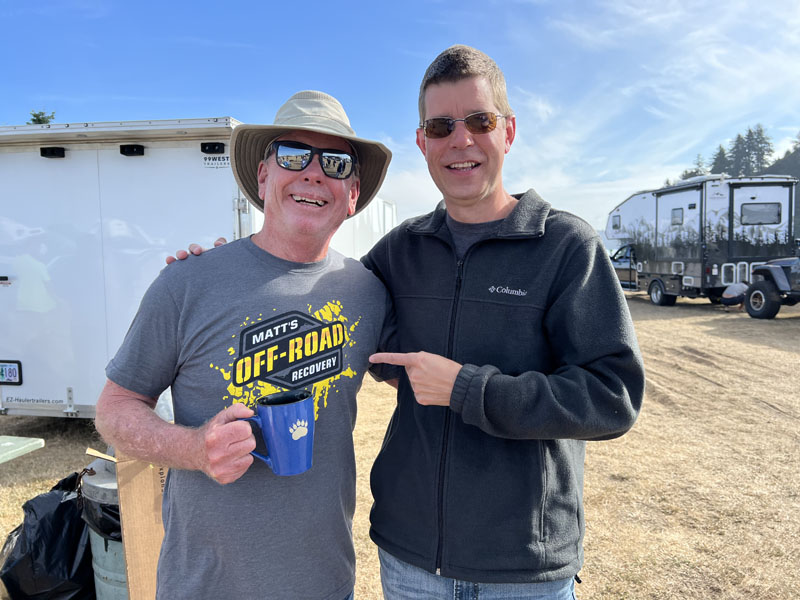 NW Truck Camper Rally Brad And Gordon