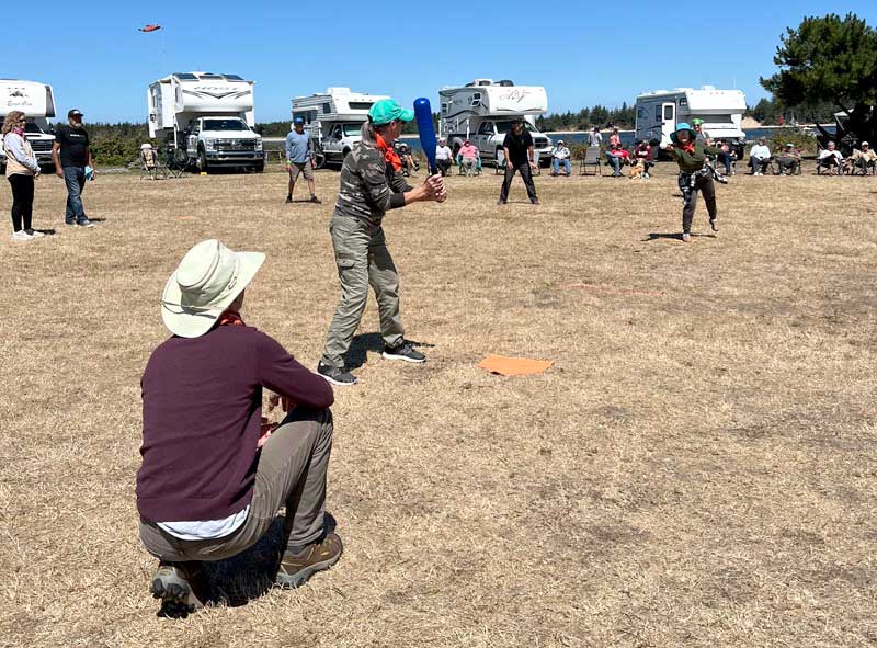 NW Truck Camper Rally Saturday Wiffle Orange Rocks