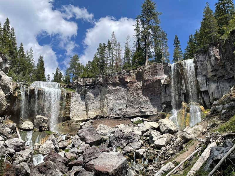 Paulina Falls Below The Caldera Rim