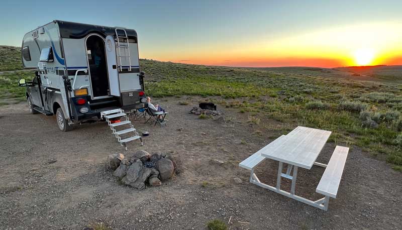 Fish Lake Campground Cirrus Camper