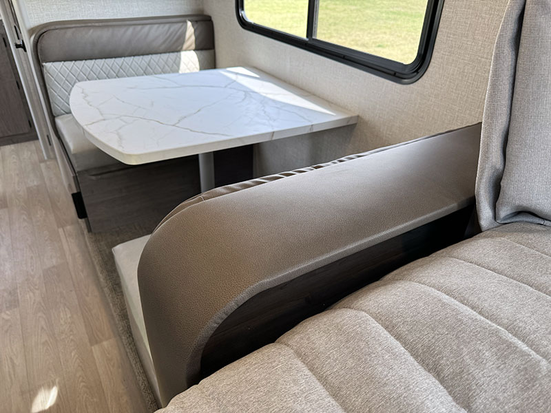 2026 Lance 1191 Interior Dinette Seat Back Cubby