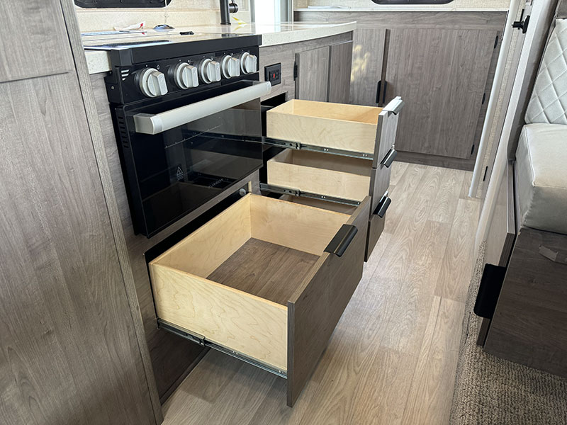 2026 Lance 1191 Interior Kitchen Lower Drawers