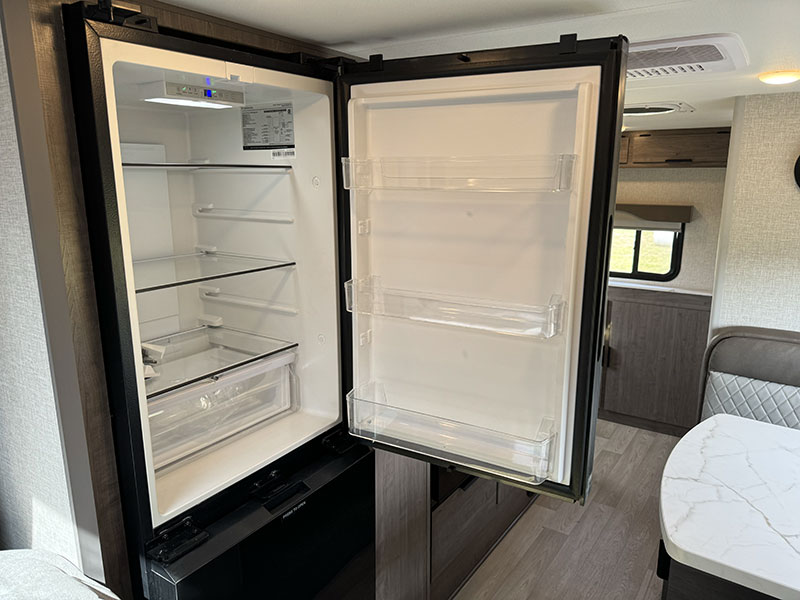 2026 Lance 1191 Interior Refrigerator Open From Cabover