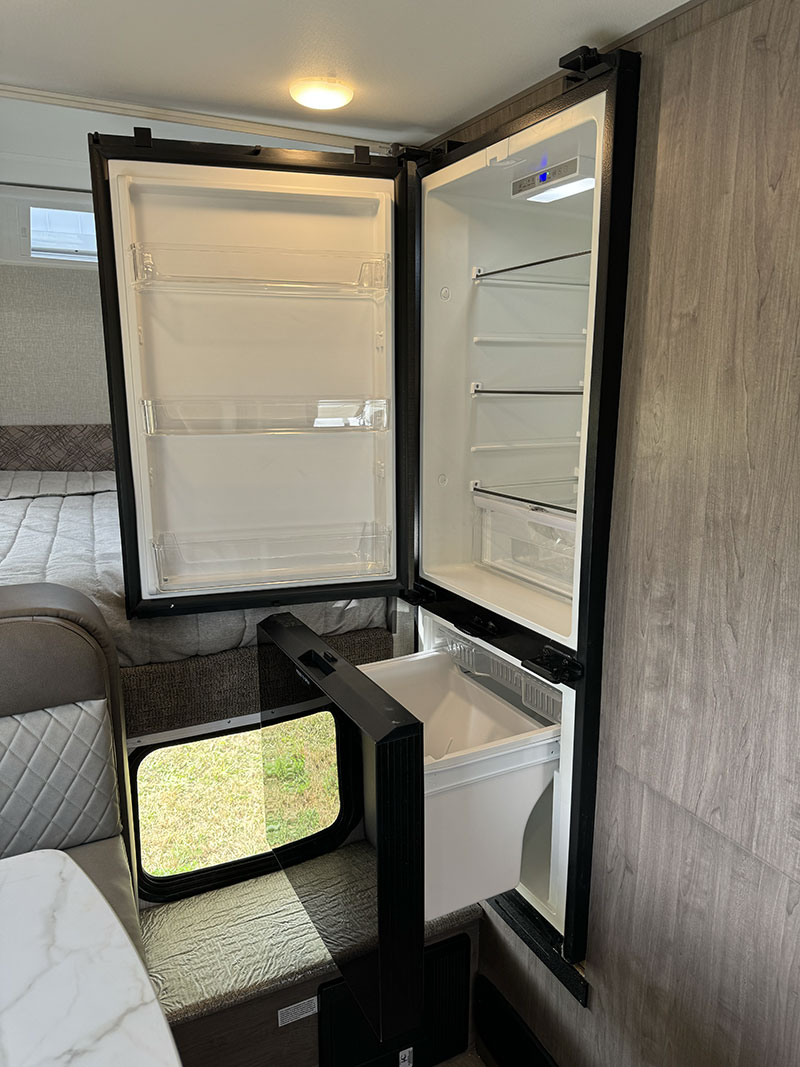 2026 Lance 1191 Interior Refrigerator Open