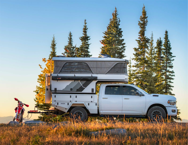 Bowen Horizontal Instagram White Camper Bed + Supertramp