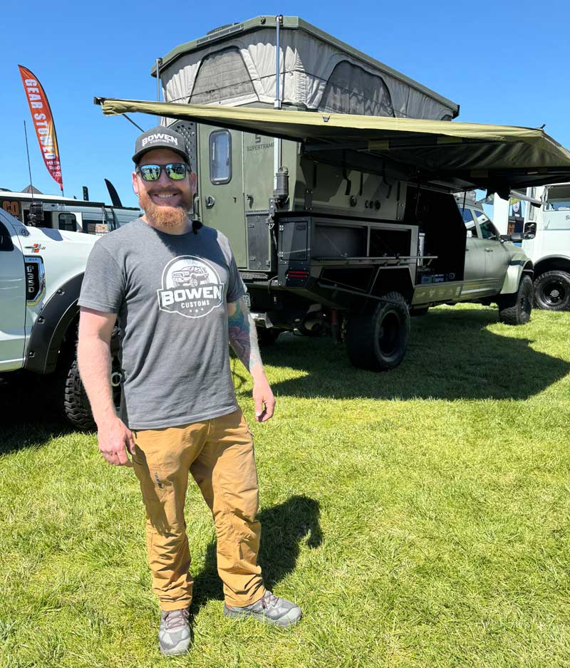 Brent Bowen At Overland Expo PNW