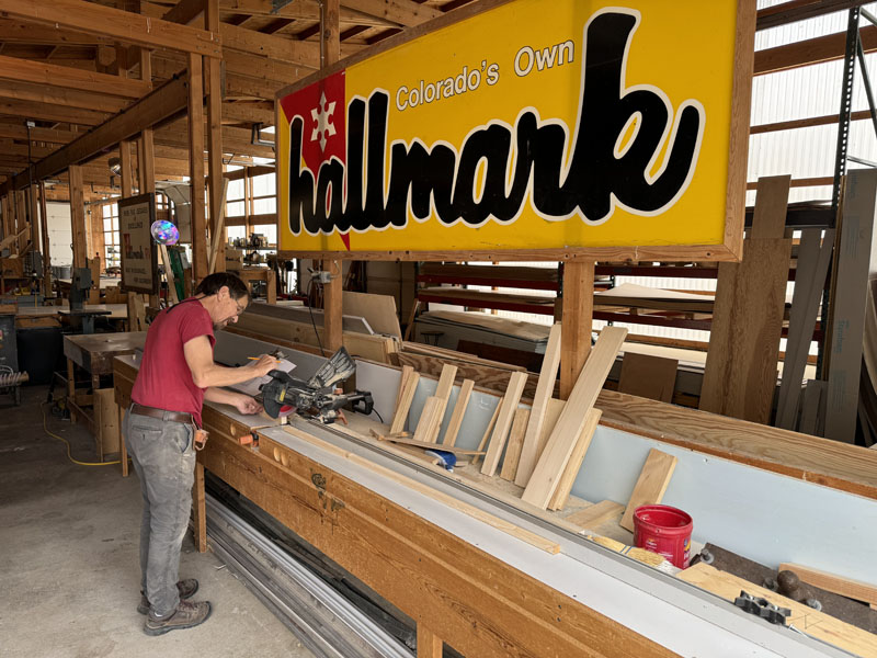 Cutting Wood 2 Hallmark