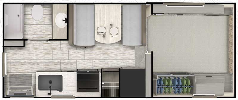 Lance 1191 Floor Plan