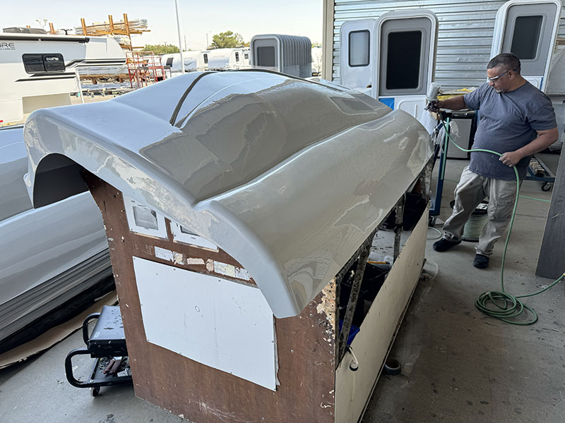 Lance Camper Factory A Nosecap Prep
