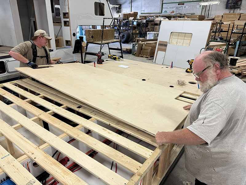 Rugged Mountain Factory Basement Floor Install