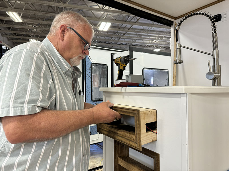 Rugged Mountain Factory Storage Cubby Install