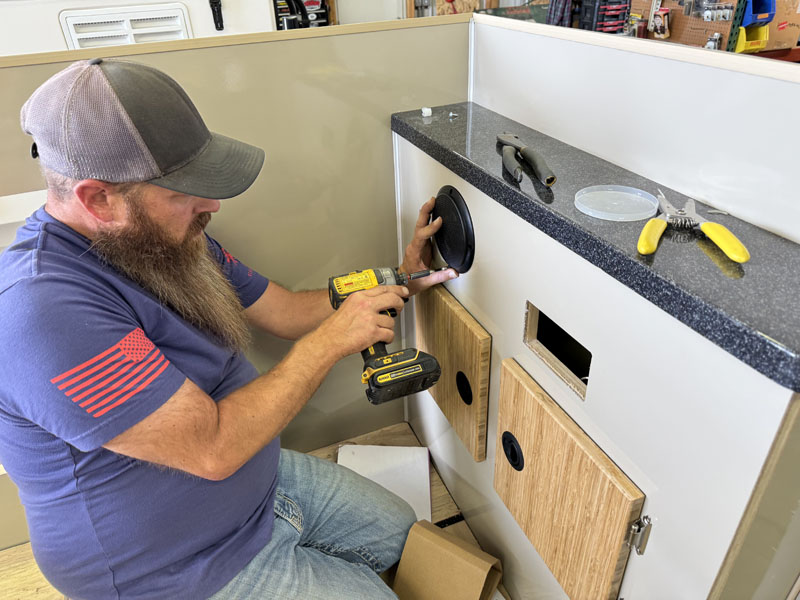 Speaker In Hallmark Camper