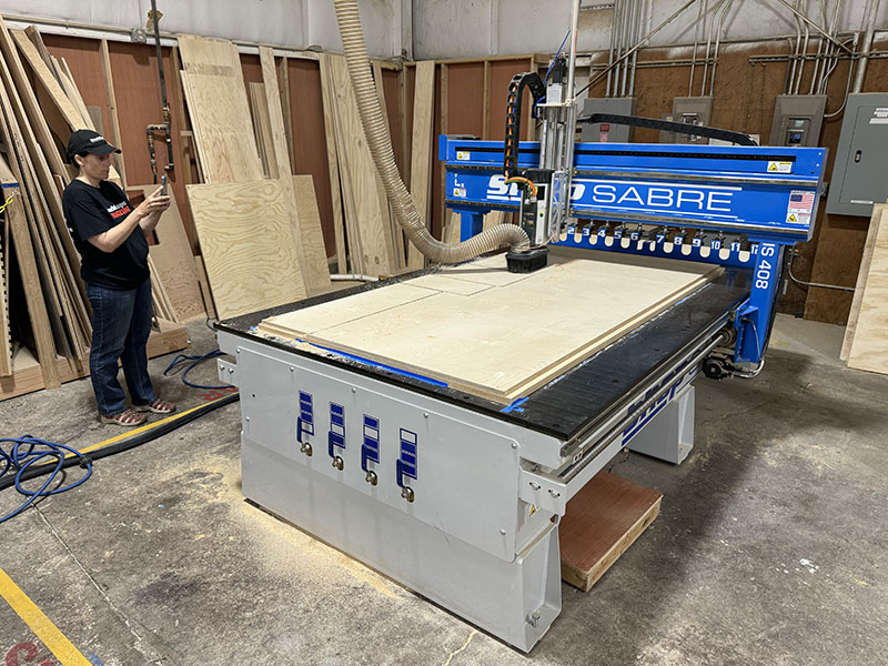 Alaskan Factory 2025 CNC Machine Running