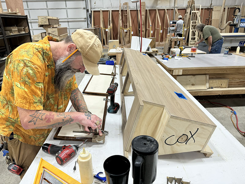 Alaskan Factory 2025 Cabinetry Hardware Install