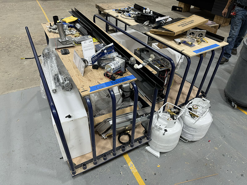 Alaskan Factory 2025 Carts With Camper Parts