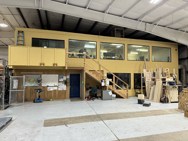Alaskan Factory 2025 Wide Offices Overlooking Plant