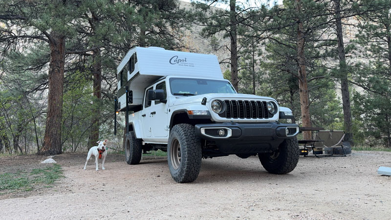 Jeep Gladiator And Capri Camper