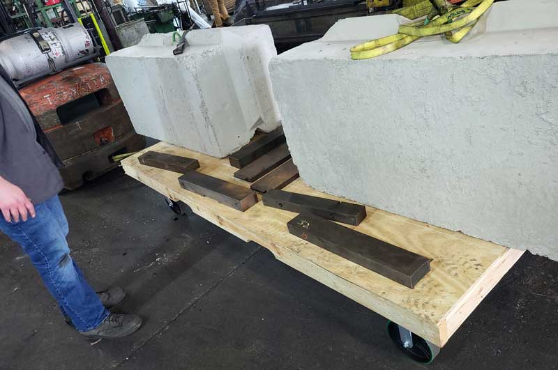 Truck Camper Dolly Weight Test