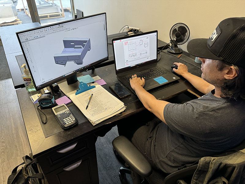 Bowen Customs Factory CAD Station