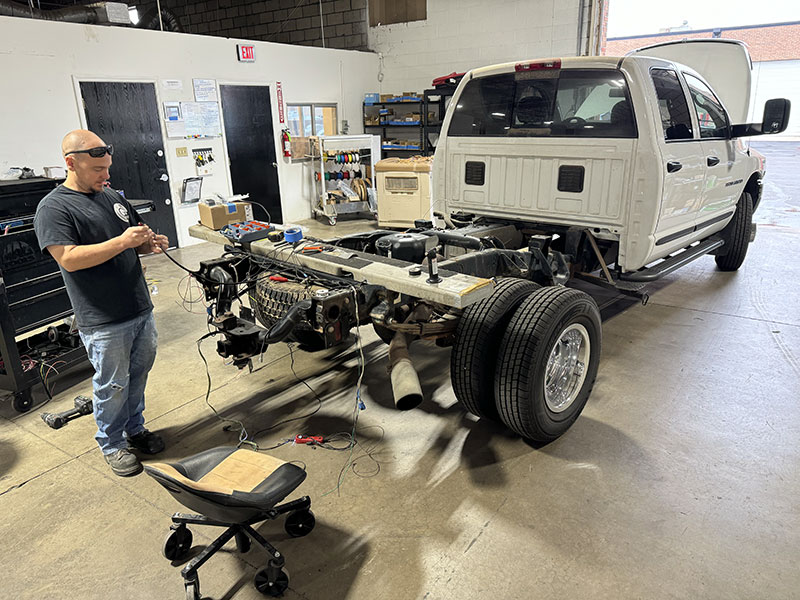 Bowen Customs Factory Install Truck Wiring