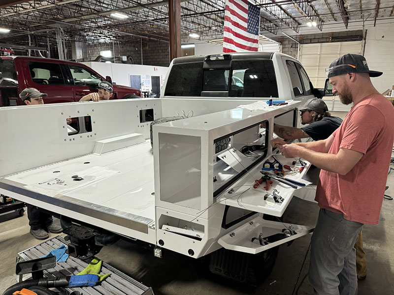 Bowen Customs Factory Install White Truck Hardware 2