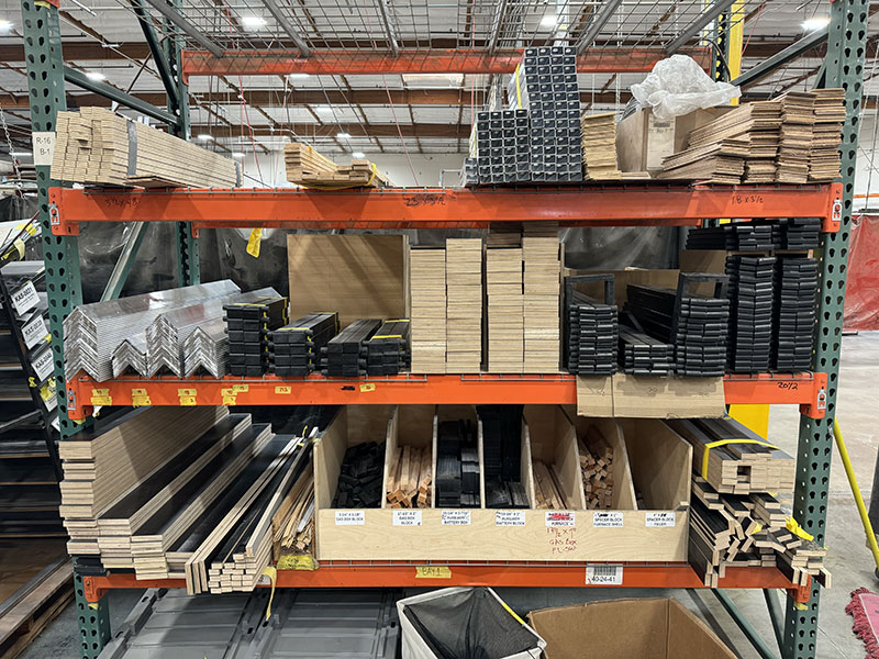 FWC Factory 2025 Organized Parts