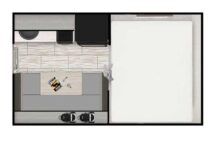 Squire 605 Truck Camper Buyers Guide Floor Plan