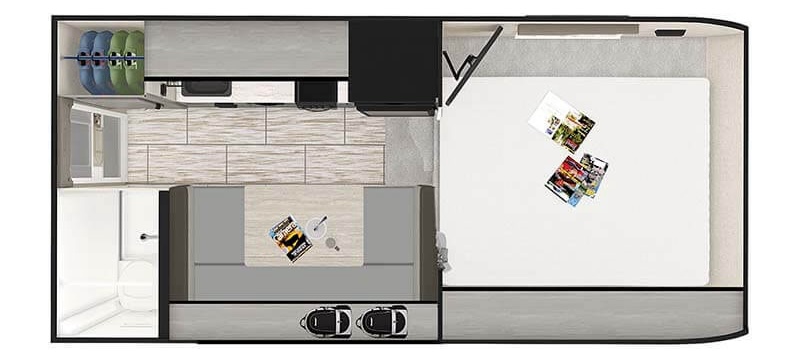Squire Sq825 Truck Camper Floor Plan