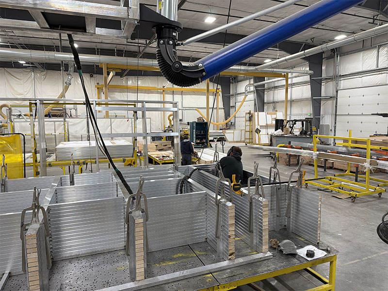 APOC Aluminum Frame Welding