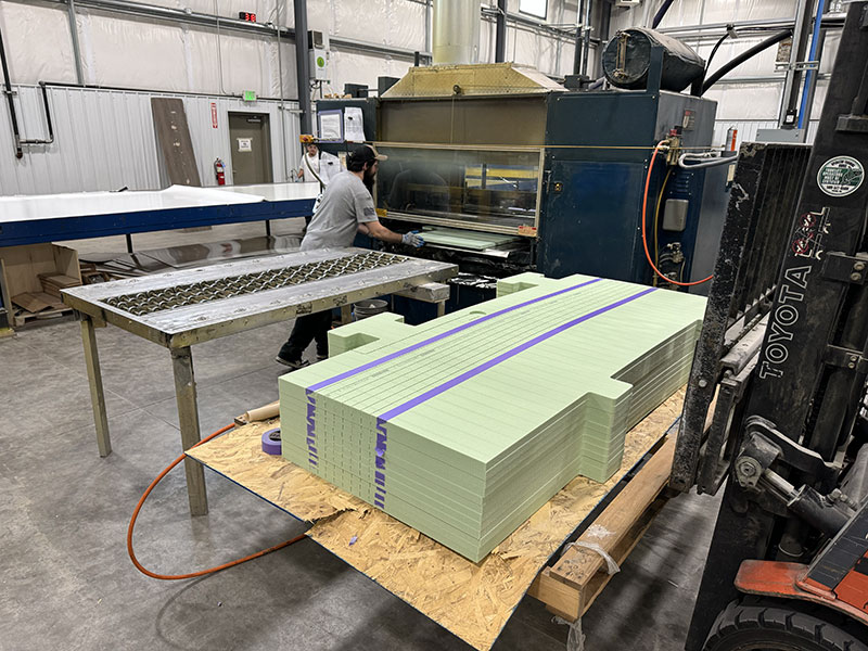 Adventurer truck campers CNC composite panels