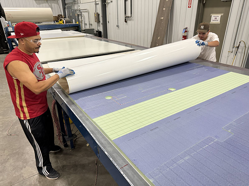 Adventurer truck campers composite gel-coated fiberglass skin