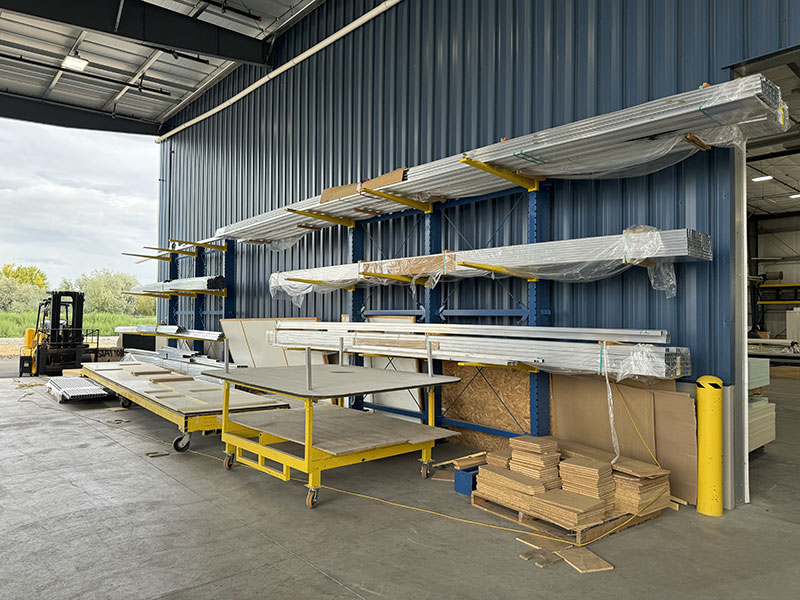 Adventurer truck campers raw materials