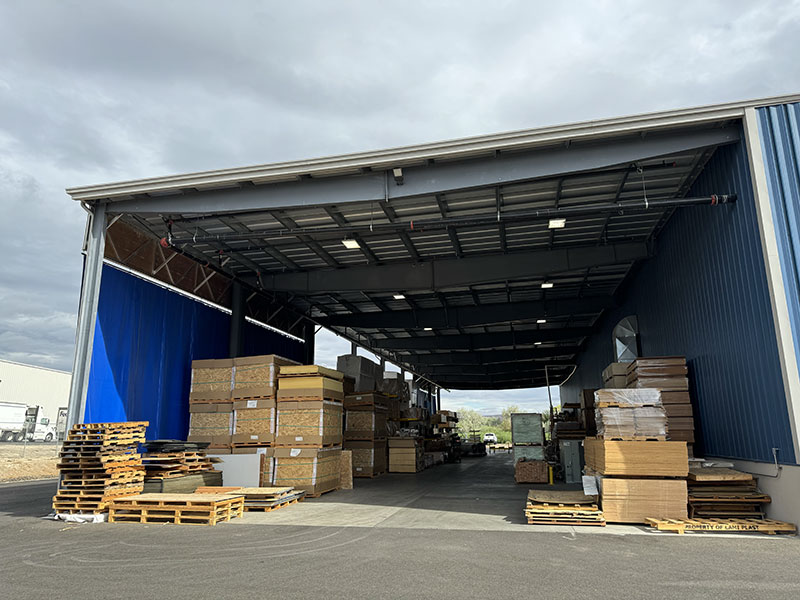 Adventurer truck campers warehouse storage