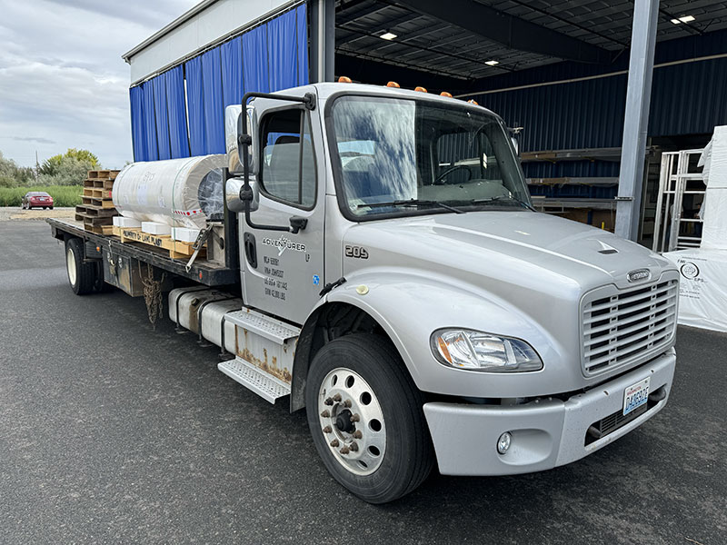 Adventurer truck campers dedicated transportation between facilities
