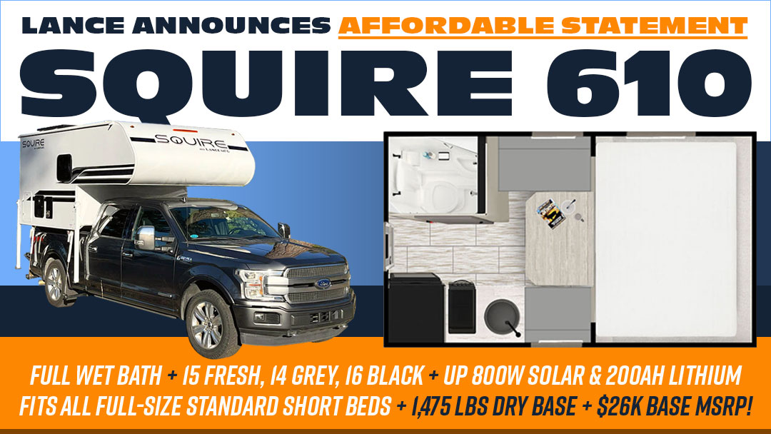 Squire 610 Truck Camper Introduction
