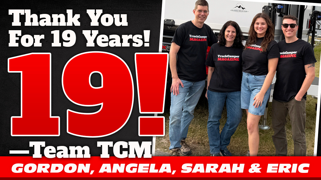 Truck Camper Magazine 19 Years
