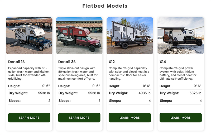 Rugged Mountain Flatbed Line 2026