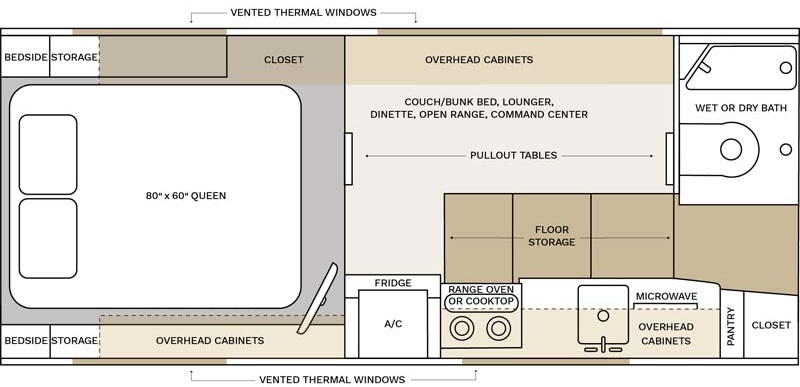 Kingstar KRUZR 10 Floor Plan