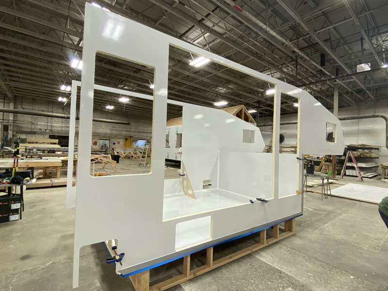 Construction Composite Camper Rugged Mountain