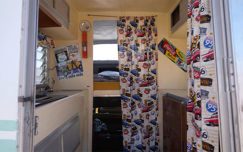 Interior Galley ToteMotel Camper And 1971 Ford Country Sedan Reemerge