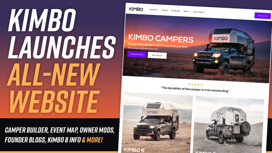 Kimbo Truck Campers Website