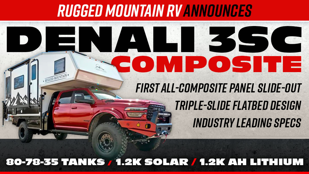 Rugged Mountain Denali 3SC Composite Camper