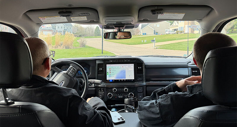 In Dad's 2025 Ford F 250