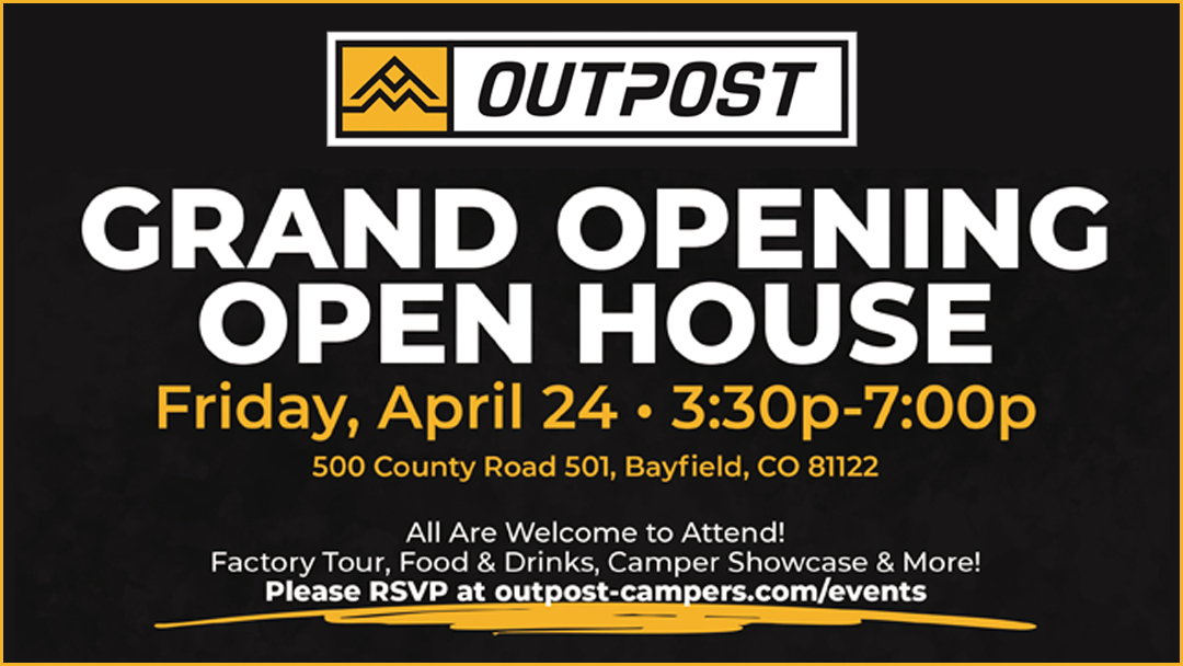 Outpost Announces New Factory Open House - Truck Camper Magazine