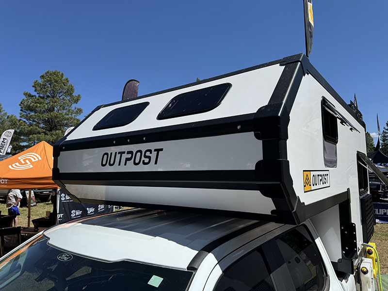 Expo West 2026 Outpost Cabover Window Exterior