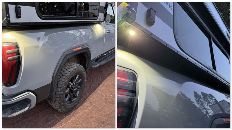 Four Wheel Camper down lights for 2026