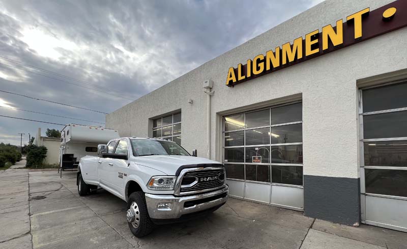 Truck Getting Alignment Wyoming