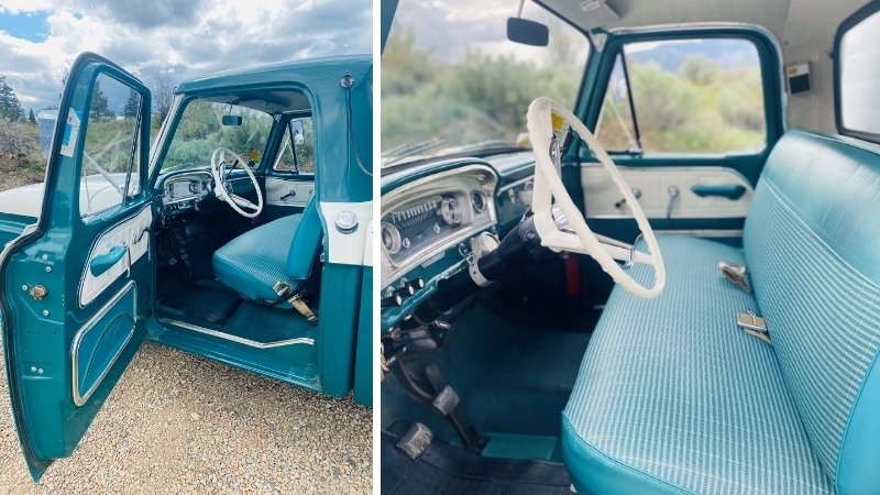 1965 Ford F 100 Alaskan Camper Interior 1