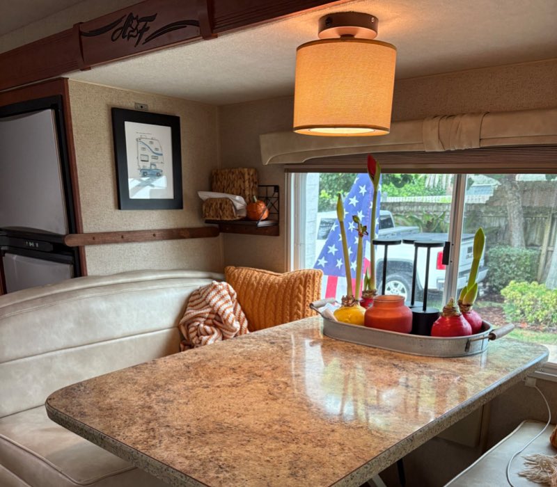 Arctic Fox light dinette renovation